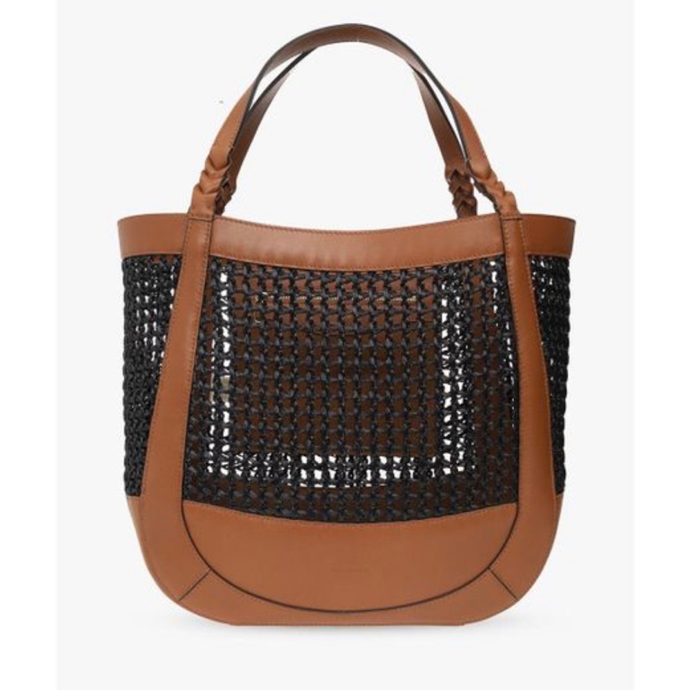 BRAND NEW Ulla Johnson black Albers shopping tote.